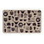 Voir la diapositive 1 : Paris Prix Tapis Multi-Usage Tissé  Kitchen  45x75cm Naturel