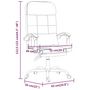 Voir la diapositive 6 : VIDAXL Fauteuil de massage inclinable de bureau Rose Similicuir