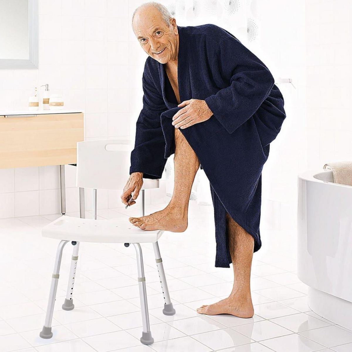 RIDDER RIDDER Chaise de salle de bain blanc 150 kg A00602101