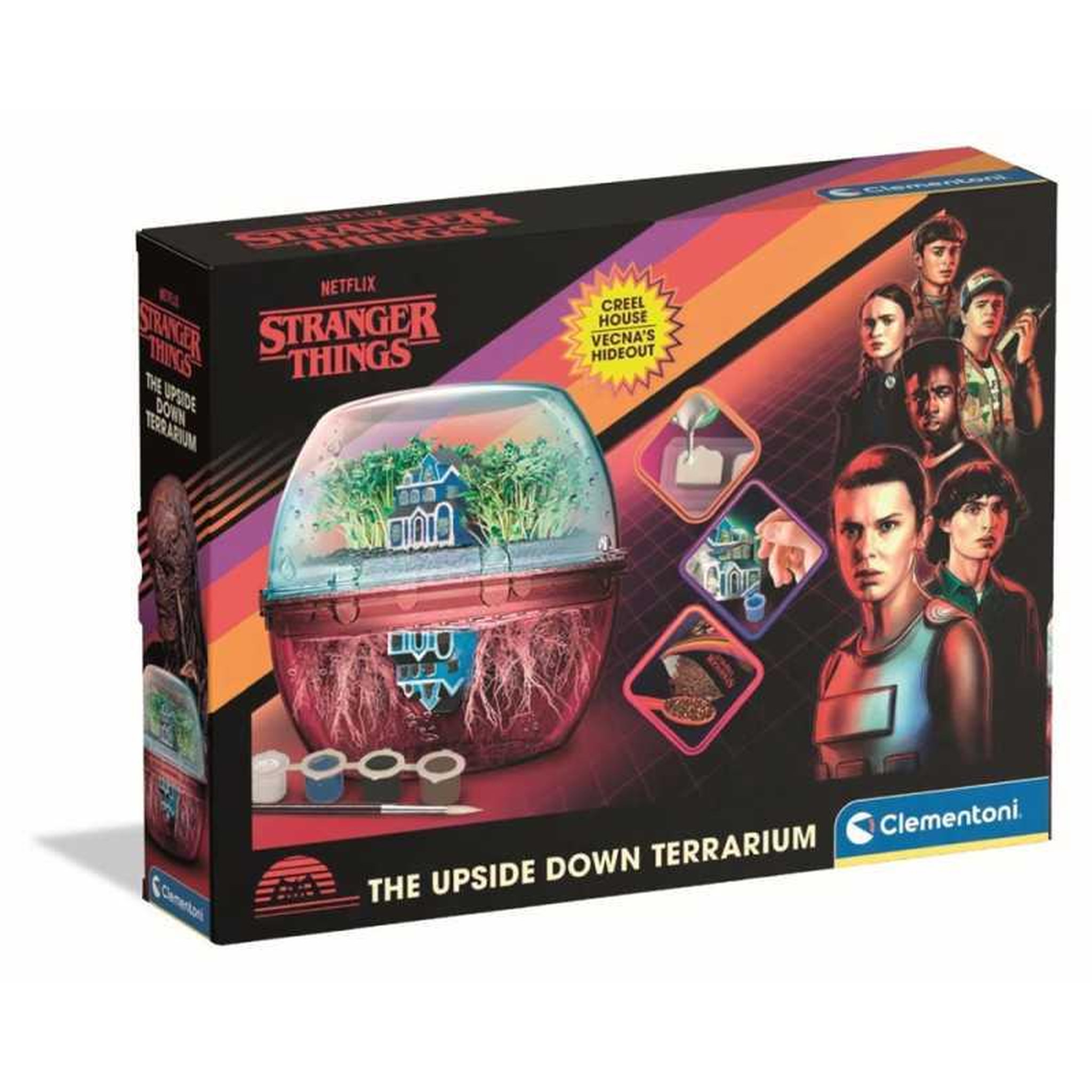CLEMENTONI Jeu de sciences et d expérience Clementoni Terrarium Stranger Things