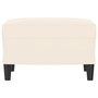 Voir la diapositive 3 : VIDAXL Banc Creme 70x35x41 cm Velours