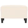 Voir la diapositive 3 : VIDAXL Banc Creme 70x35x41 cm Velours