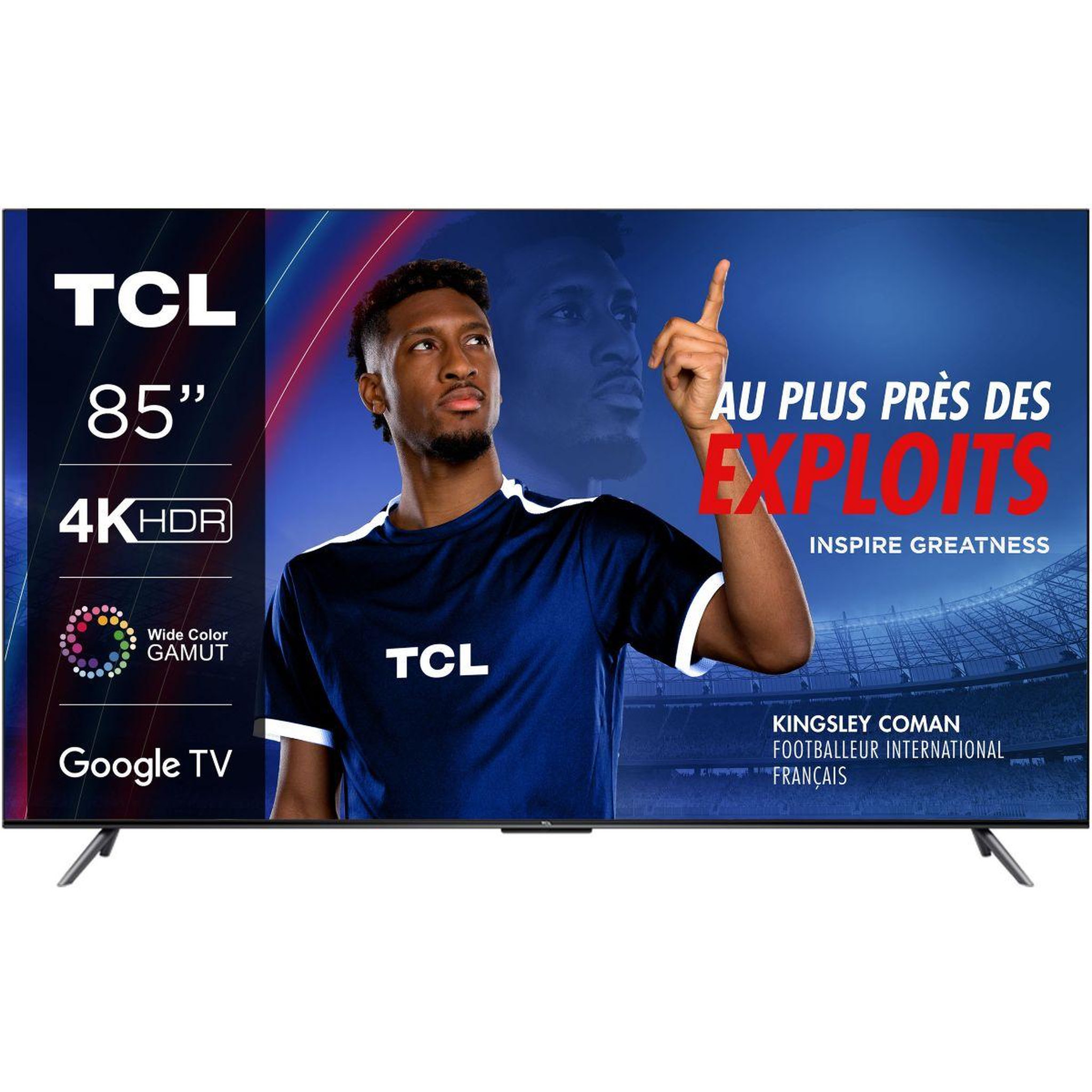 Voir la diapositive 1 : TCL TV LED 85P745