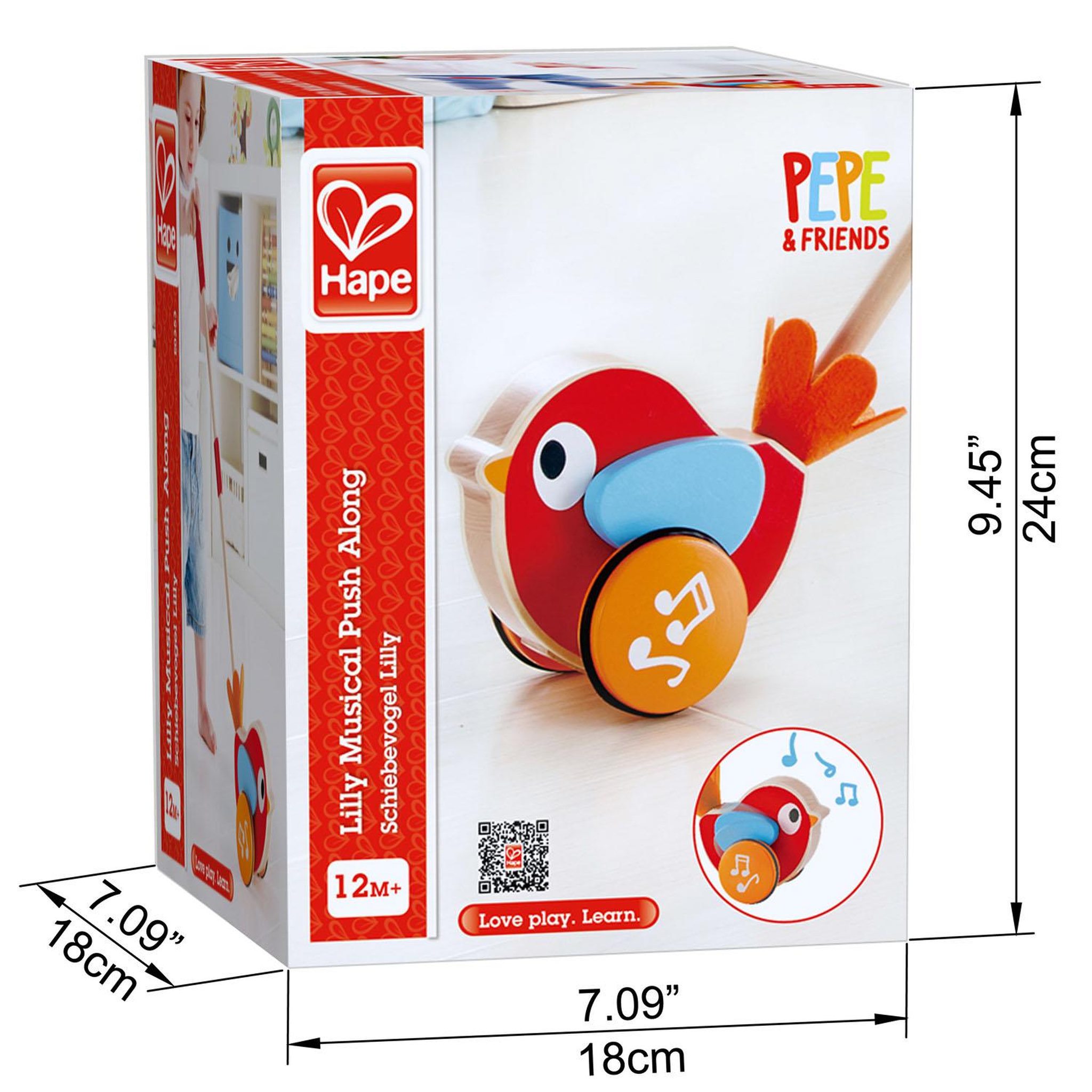 Voir la diapositive 4 : Hape Lilly musical push along