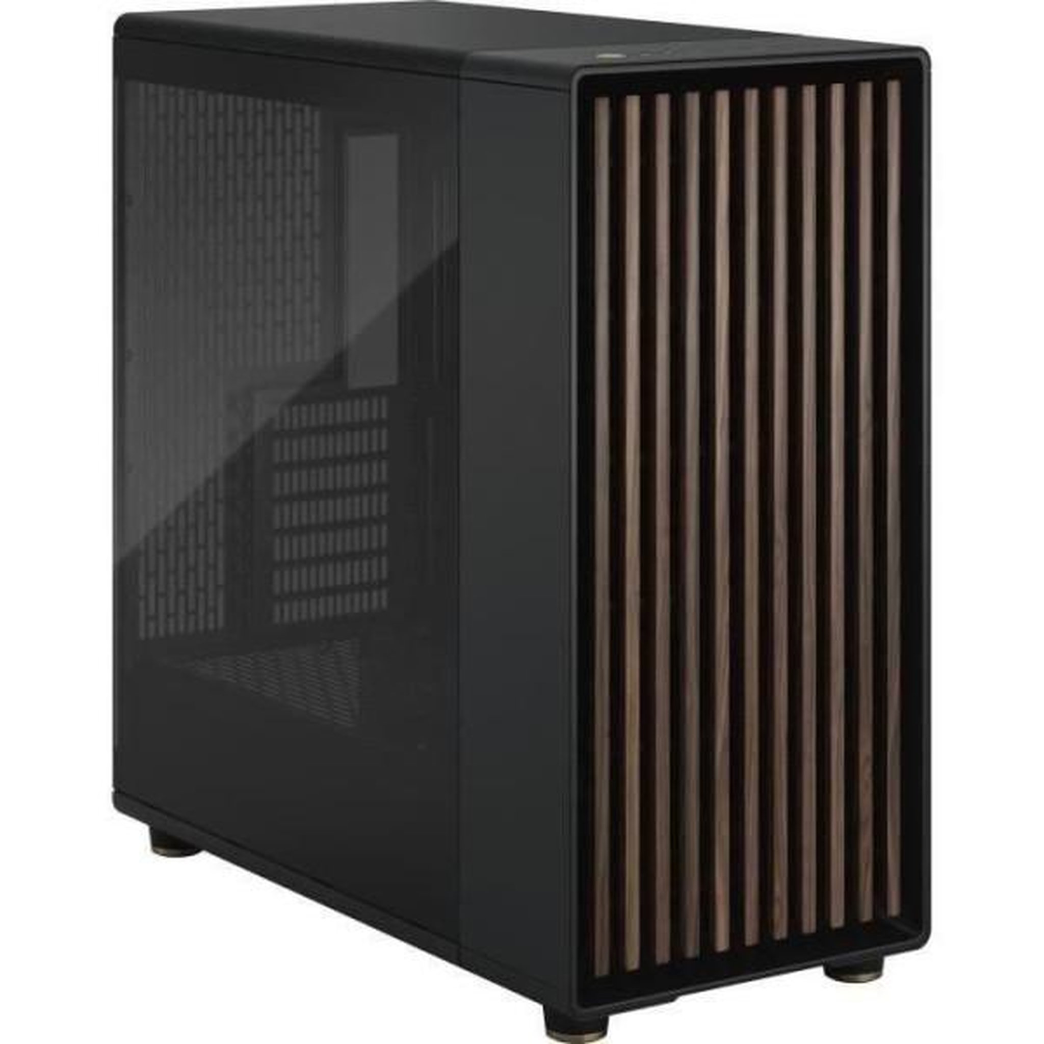 Fractal Design Boîtier PC - FRACTAL DESIGN - North XL Charcoal Black TG Dark - FD-C-NOR1X-02 - E-ATX - Design élégant en bois et en alliage