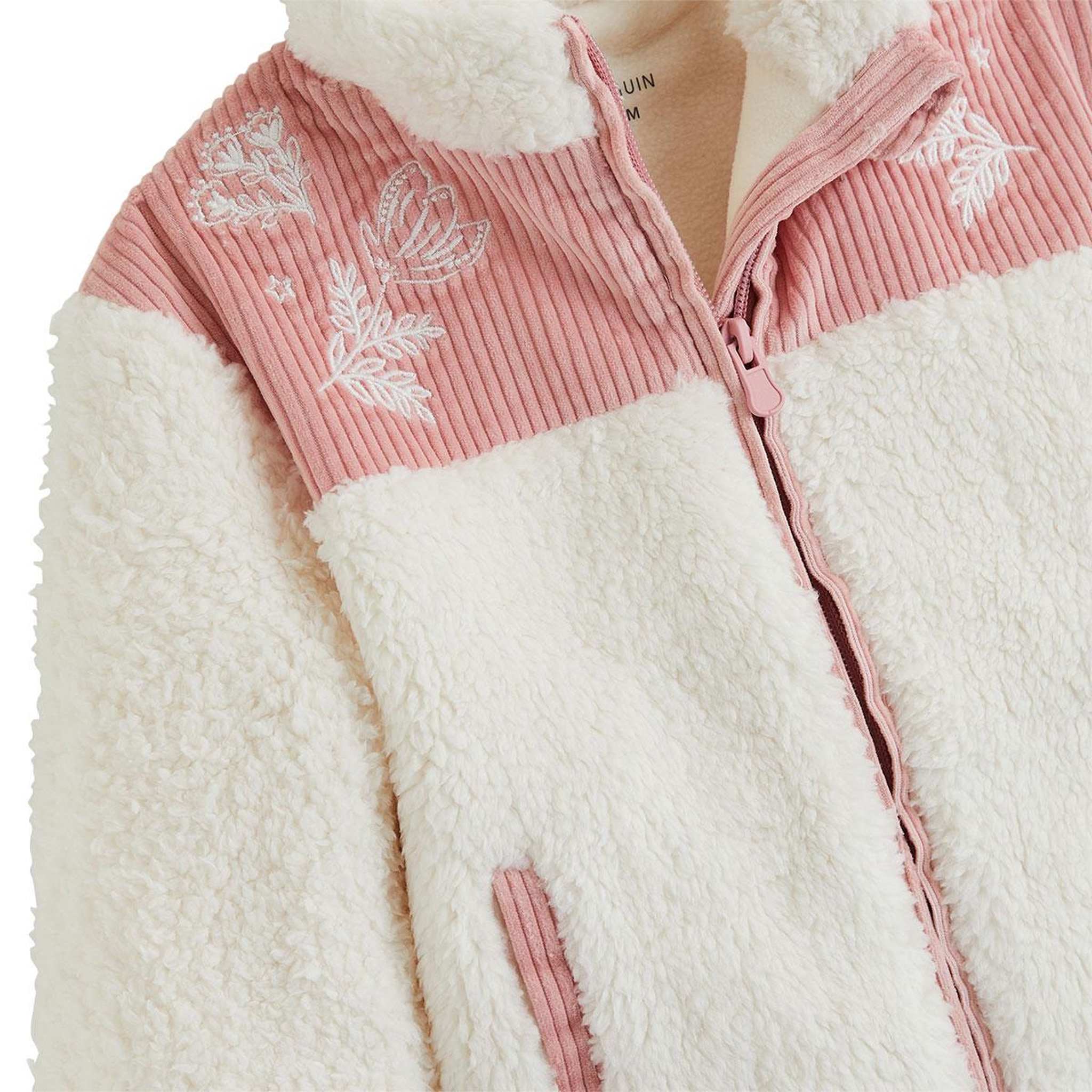 Voir la diapositive 3 : PETIT BEGUIN Veste enfant en sherpa cléo