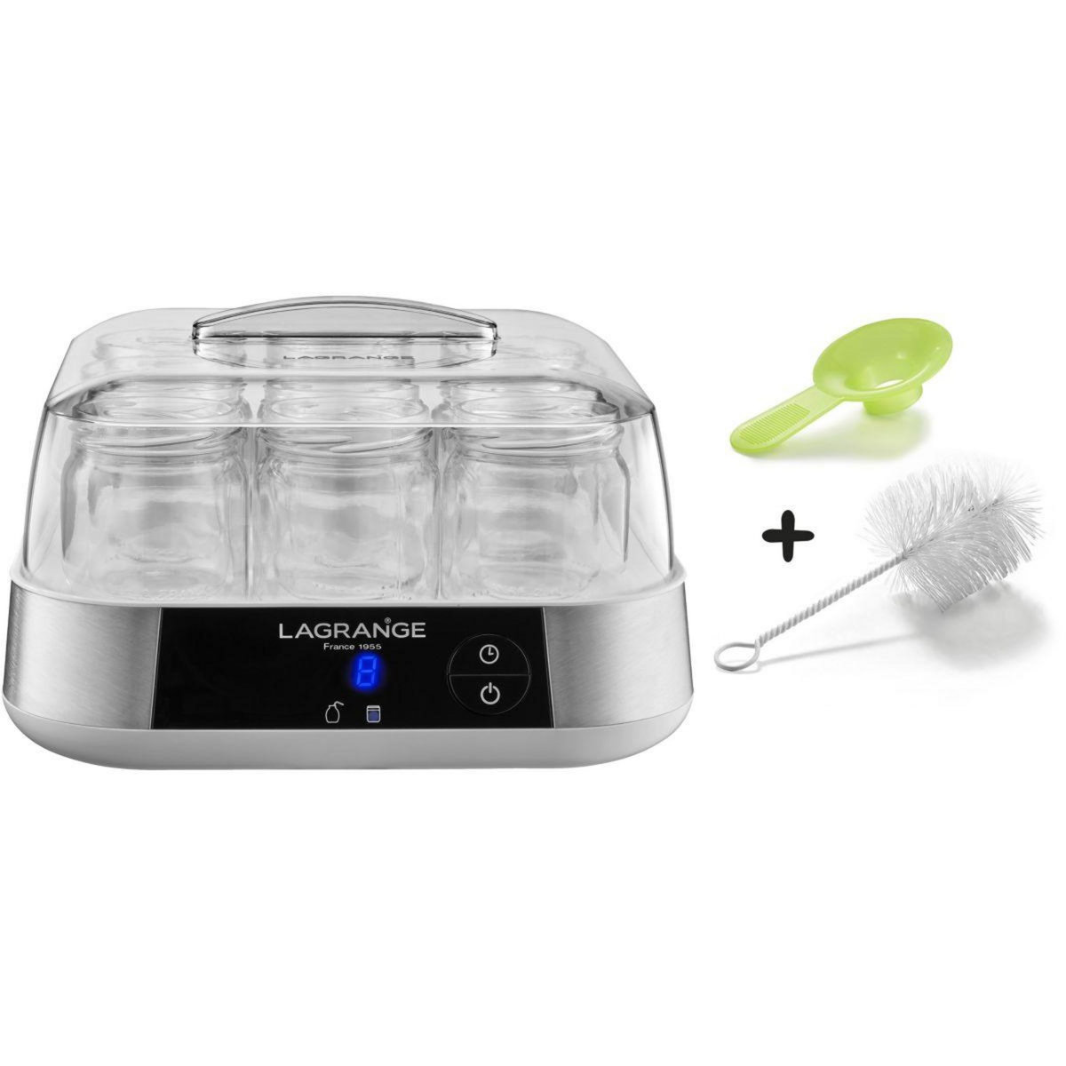 LAGRANGE Yaourtière ligne + goupillon et entonnoir 459005