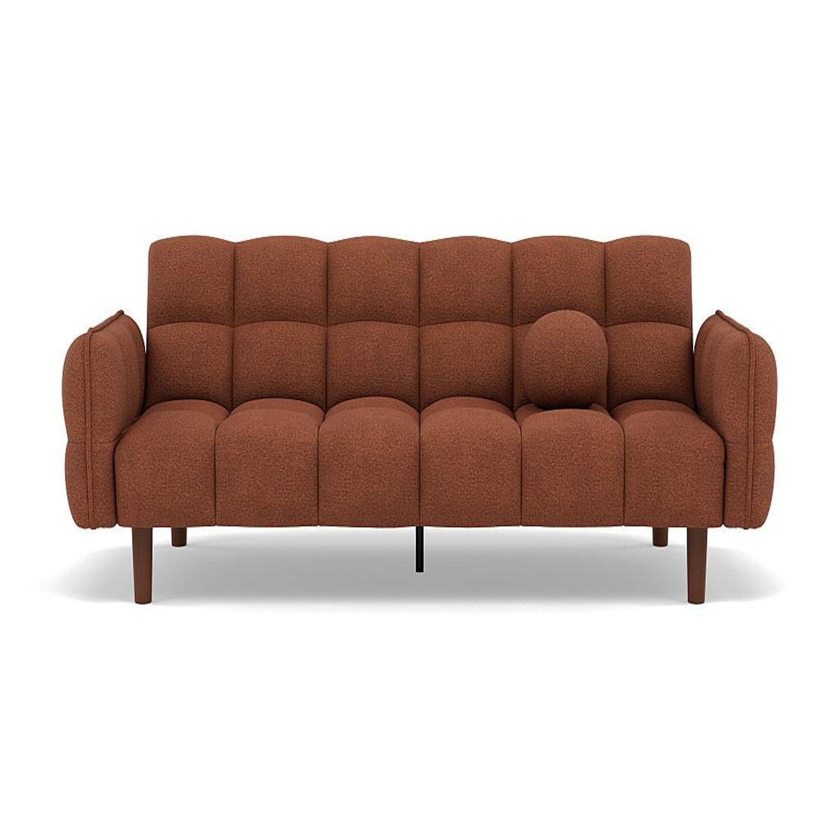 BEST MOBILIER Adam - canapé convertible clic-clac 2 places en tissu texturé