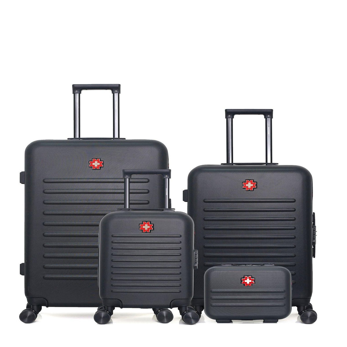 SWISS KOPPER SWISS KOPPER - Lot de 4 - Valises grand format, weekend, cabine XXS et vanity WIL