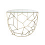 Voir la diapositive 4 : Paris Prix Console Design en Verre  Moza  90cm Or