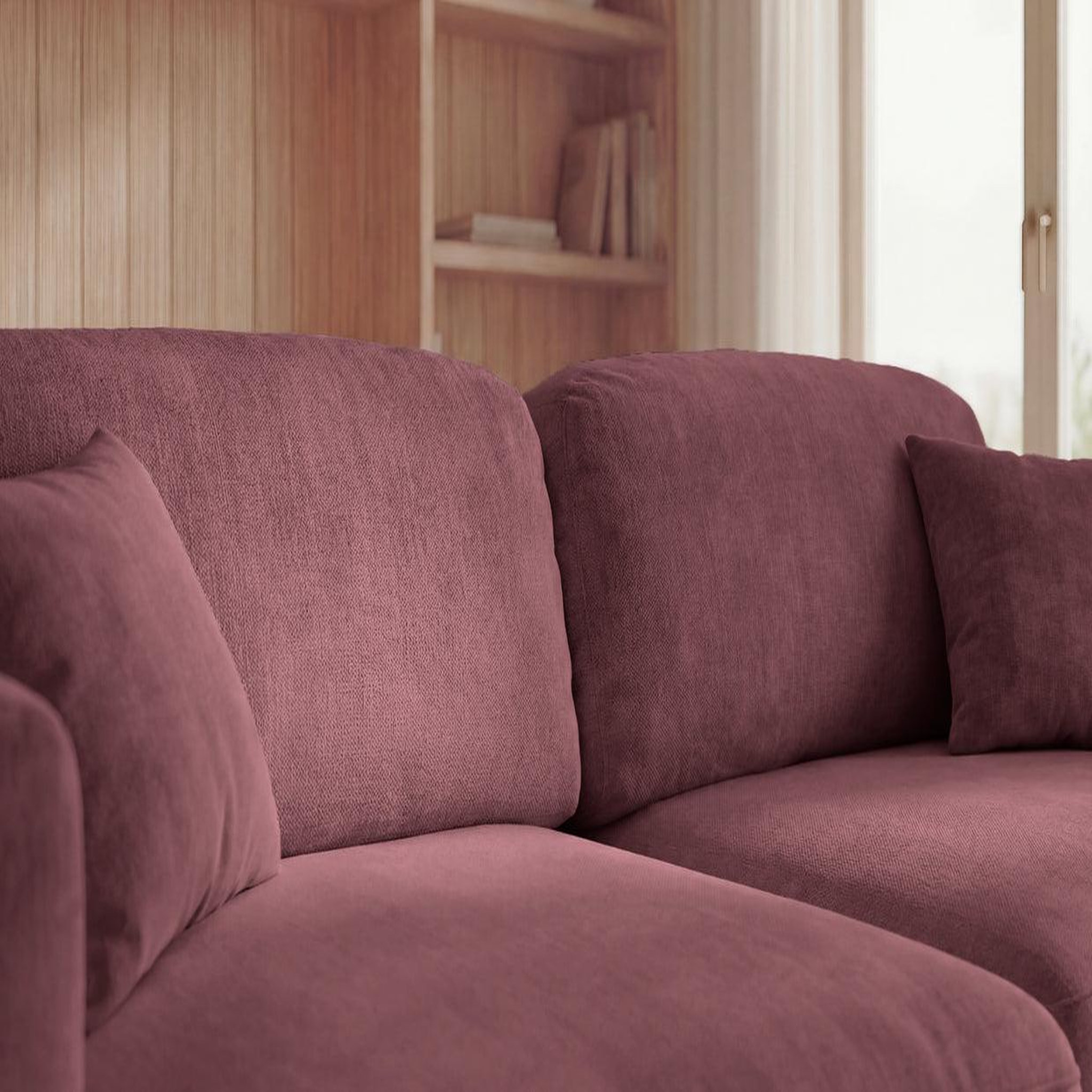 Voir la diapositive 5 : CASANOVA PARIS Chiara - canapé d'angle tissu velours