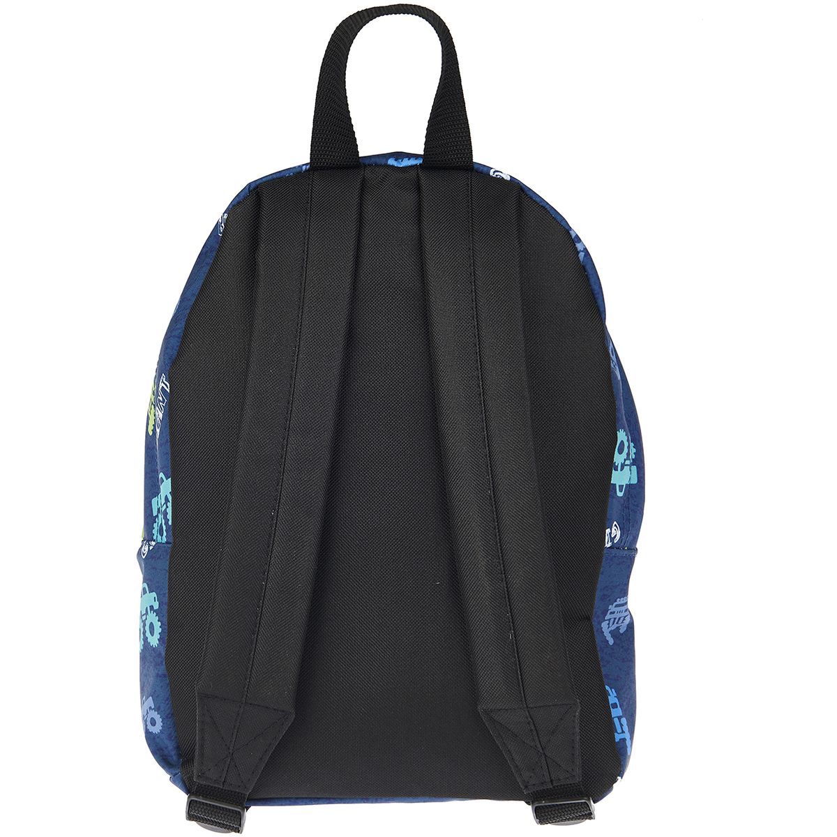 PRÊT Sac maternelle bleu motif MONSTER TRUCK