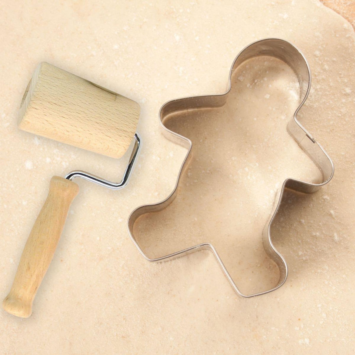 Fackelmann Mini rouleau à pâtisserie en bois 17 cm Fackelmann Boissellerie