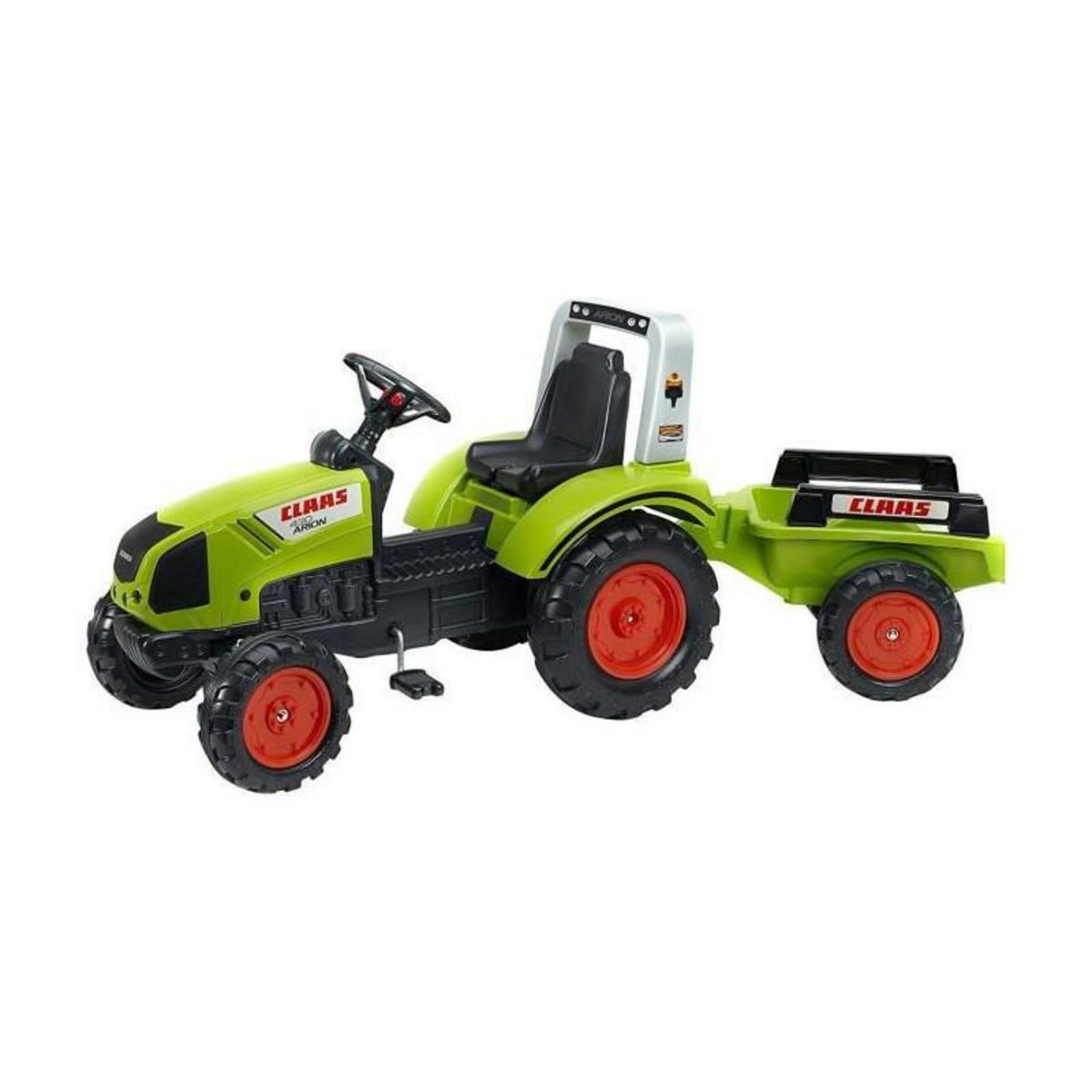 FALK FALK Tracteur a pedales CLAAS Arion 430 avec remorque - 1040AB