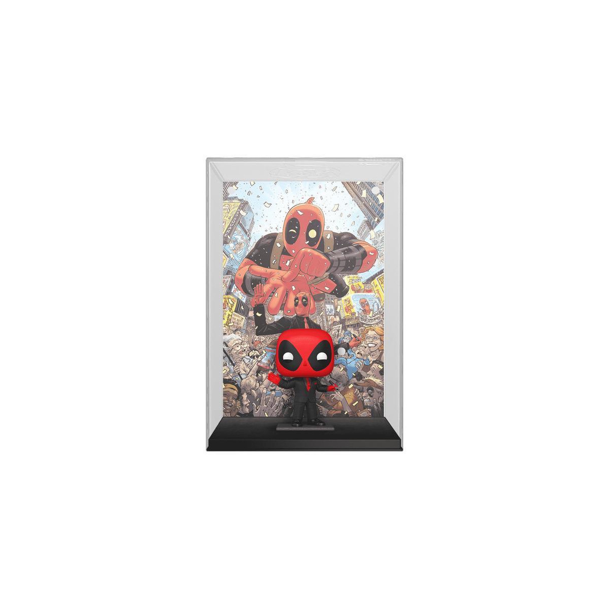 Voir la diapositive 2 : Funko Figurine Funko Pop Comic Cover Marvel Deadpool in Black Suit