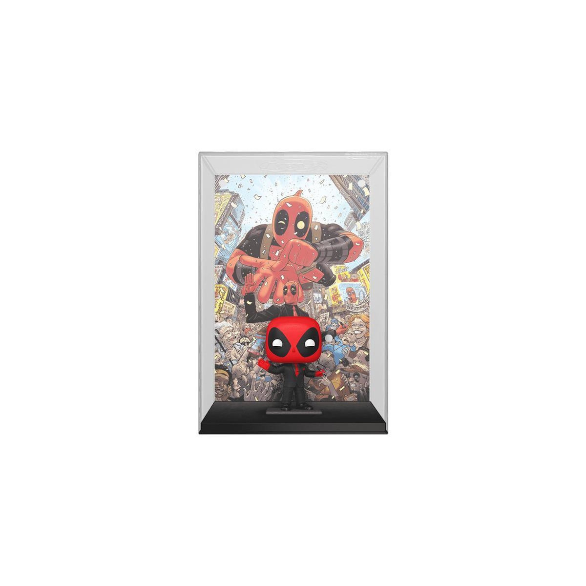 Funko Figurine Funko Pop Comic Cover Marvel Deadpool in Black Suit
