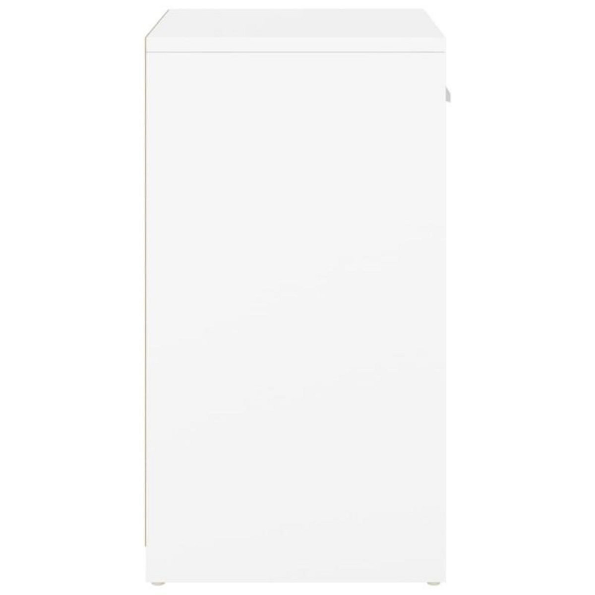 VIDAXL Banc à chaussures Blanc 94,5x31x57 cm Bois d ingénierie