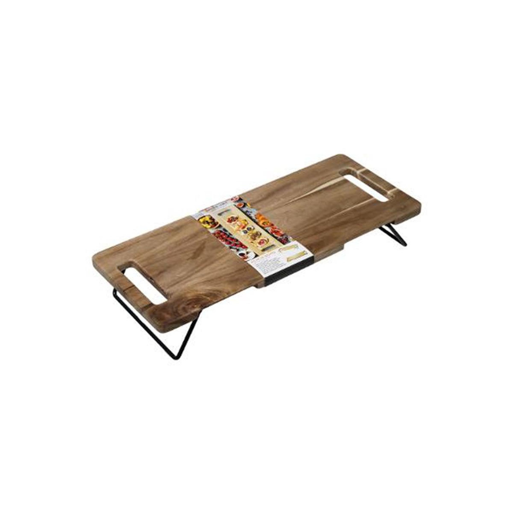 Voir la diapositive 3 : SECRET DE GOURMET Plateau de présentation  tribecart  48cm naturel