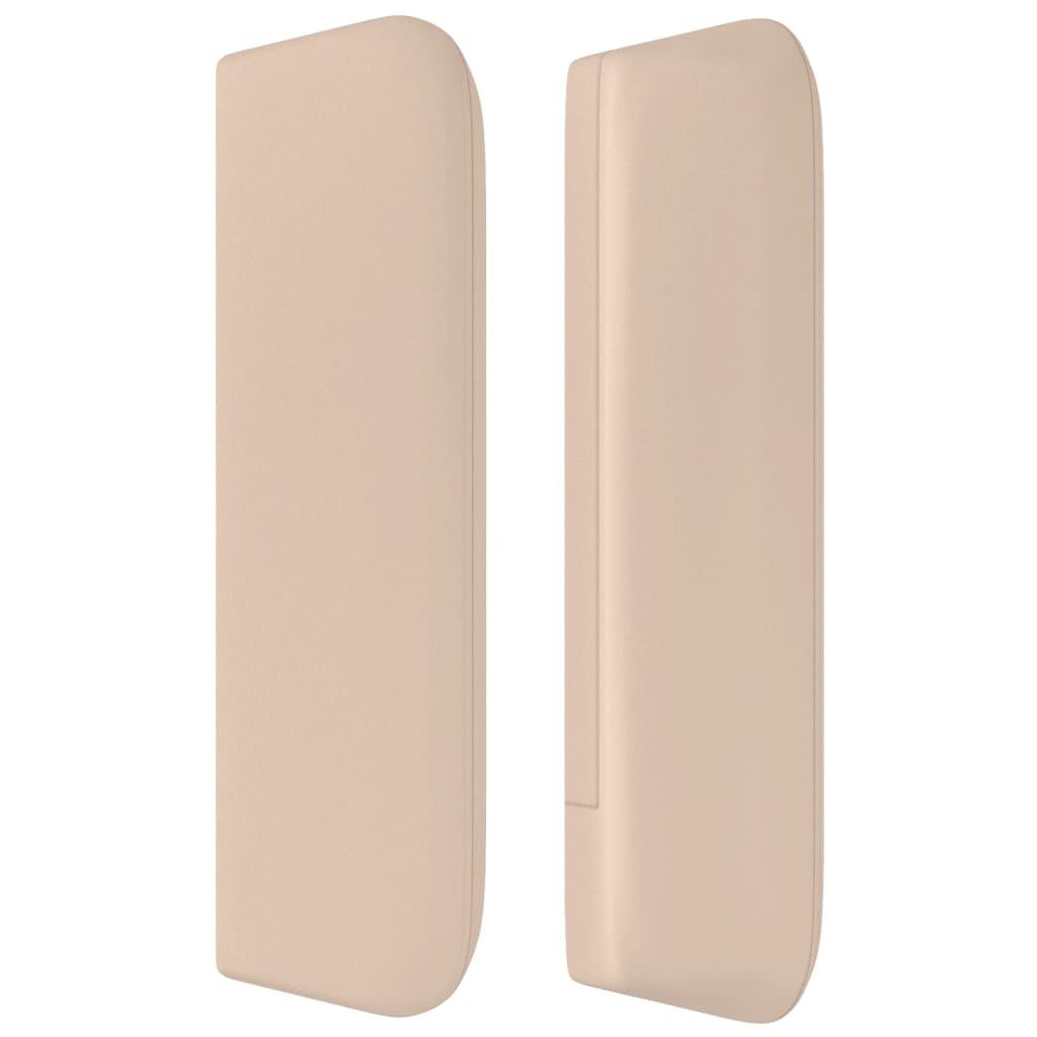 Voir la diapositive 4 : VIDAXL Tete de lit avec oreilles Cappuccino 203x16x78/88 cm Similicuir