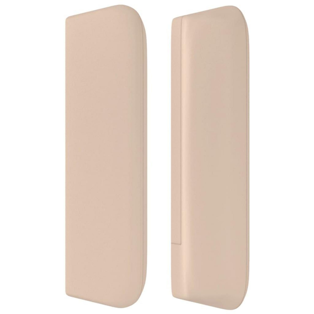 VIDAXL Tete de lit avec oreilles Cappuccino 203x16x78/88 cm Similicuir