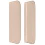 Voir la diapositive 4 : VIDAXL Tete de lit avec oreilles Cappuccino 203x16x78/88 cm Similicuir