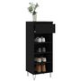 Voir la diapositive 4 : VIDAXL Armoire a chaussures Noir 40x36x105 cm Bois d'ingenierie
