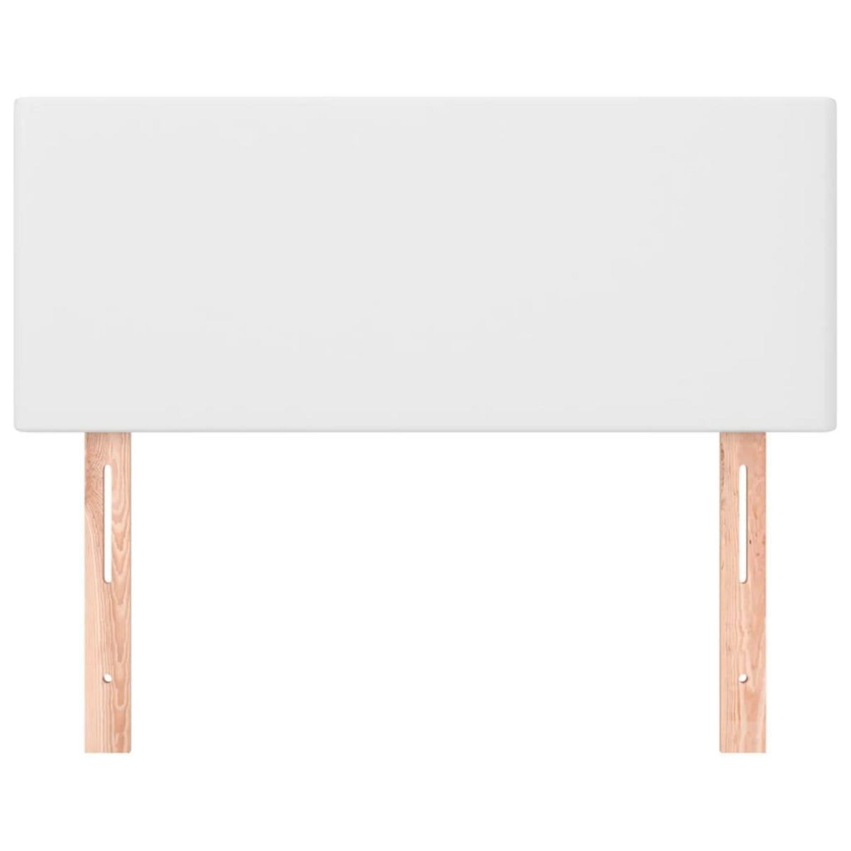 VIDAXL Tete de lit Blanc 90x5x78/88 cm Similicuir