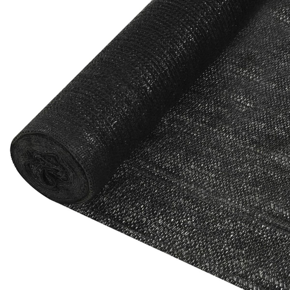 VIDAXL Filet brise-vue Noir 1,5x25 m PEHD 150 g/m^2