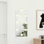 VIDAXL Miroir avec eclairage LED 90x45 cm Verre Arche