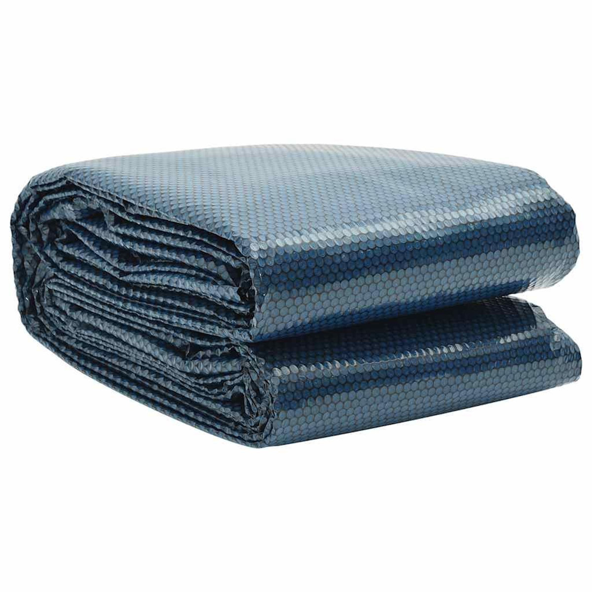 VIDAXL Film solaire de piscine flottant PE 488 cm Noir et bleu