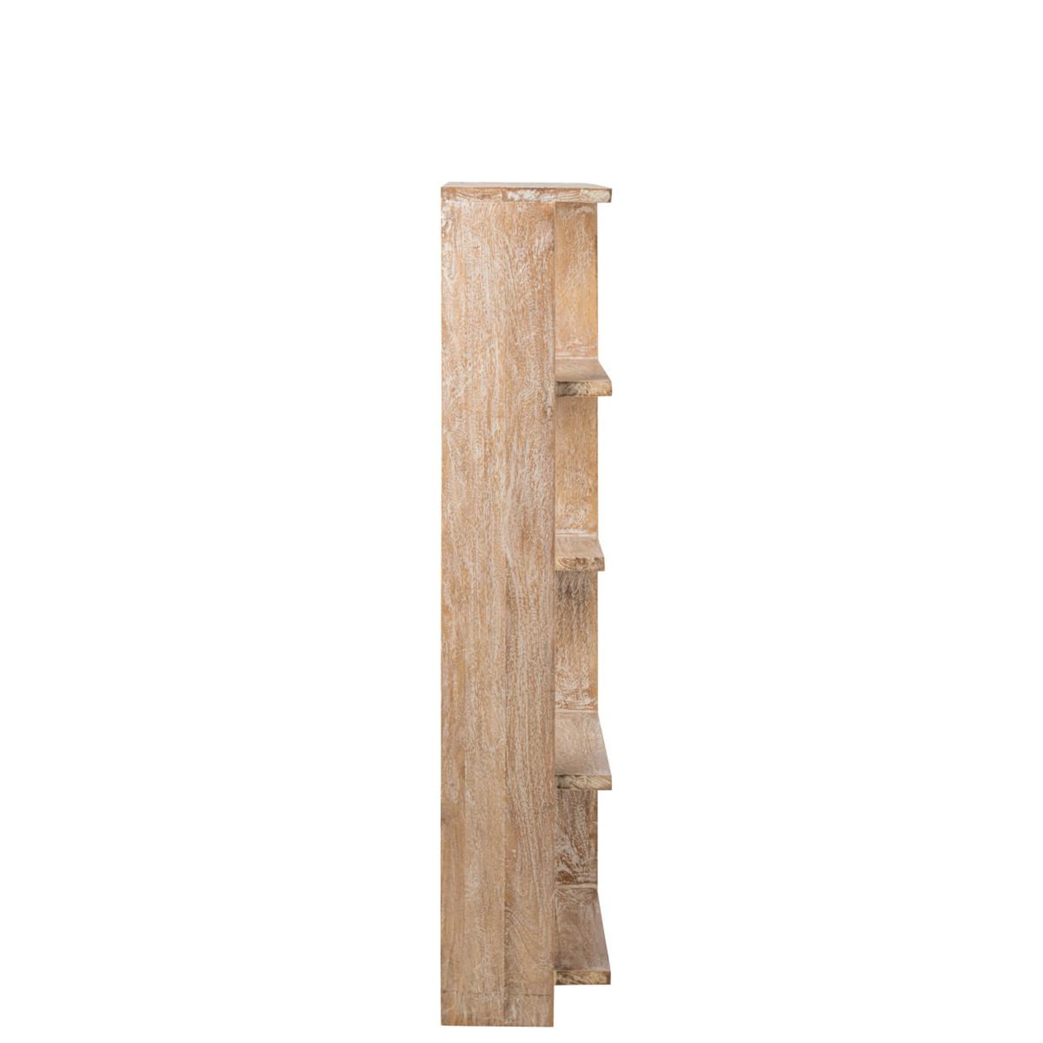 Voir la diapositive 3 : Paris Prix Bibliothèque en bois  manga  146cm blanc cassé