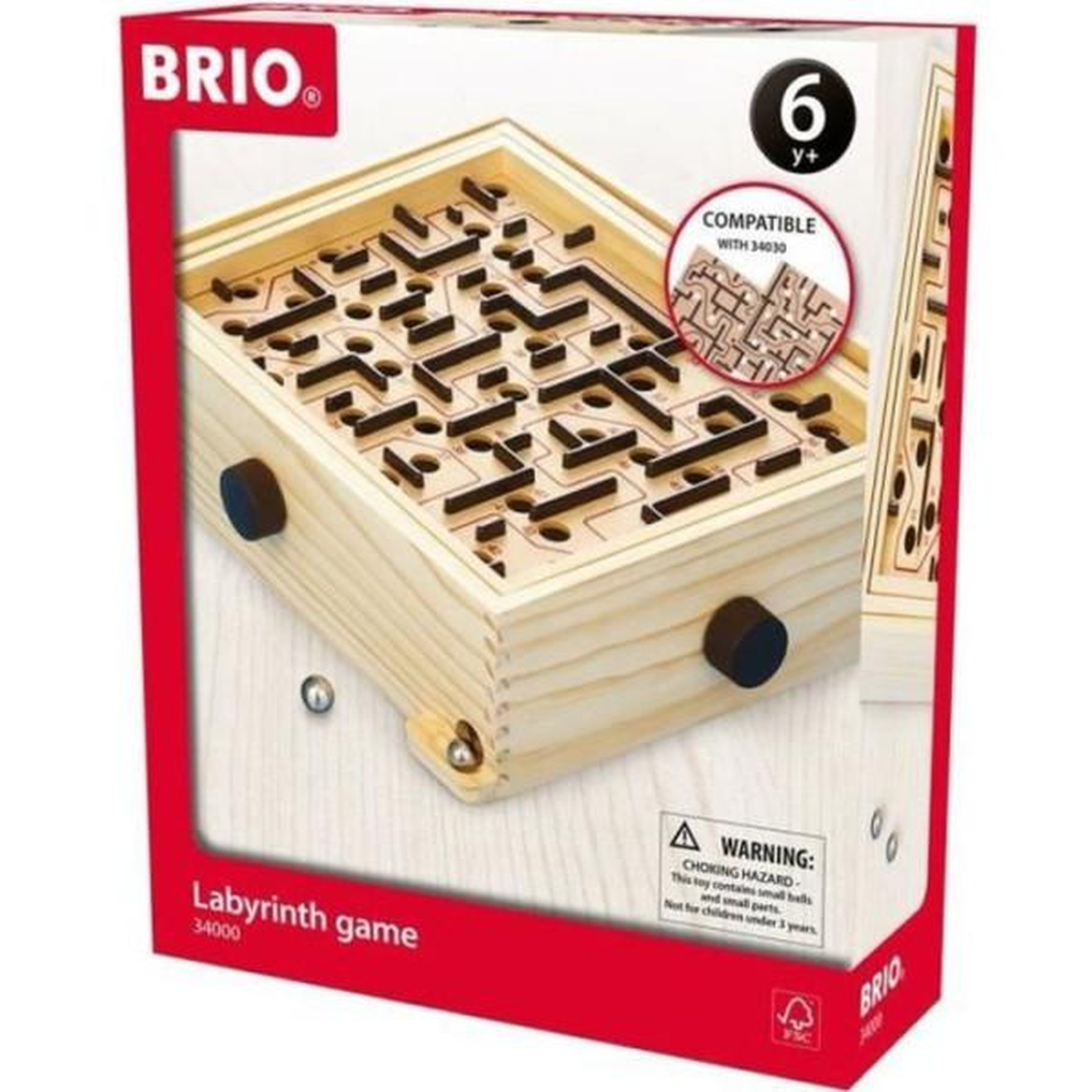 Brio Jeu de labyrinthe brio en bois - ravensburger - mixte - a partir de 6 ans