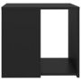 Voir la diapositive 4 : VIDAXL Table d'appoint noir 50x50x45 cm bois d'ingenierie