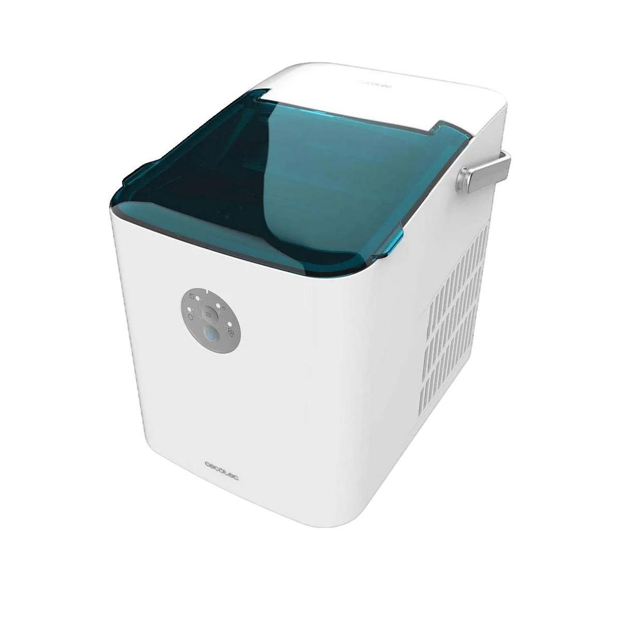 Voir la diapositive 2 : CECOTEC Machine à glaçons Cecotec Chillin' Ice 1200 Go 12 kg de glace en 24 heures blanc et bleu