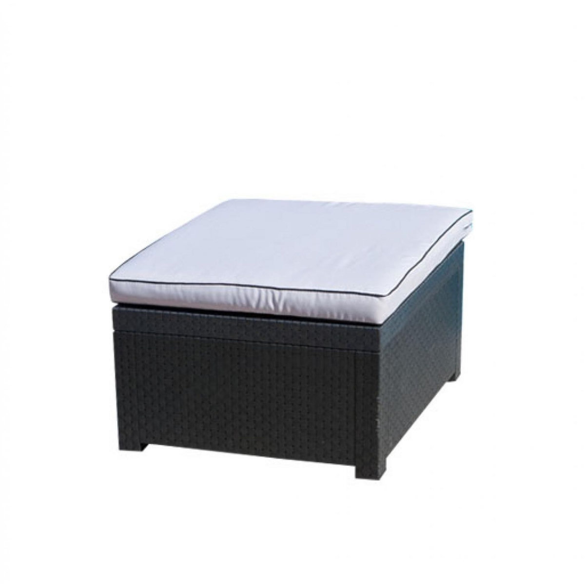 CONCEPT USINE Pouf de jardin gris DIVA