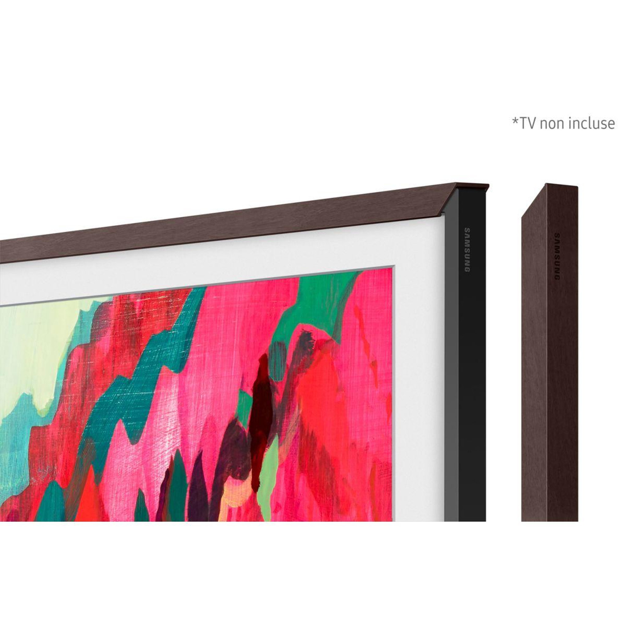 Voir la diapositive 5 : Samsung Cadre the frame 75'' 2025 noyer