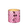 Voir la diapositive 2 : Paris Prix Photophore Mosaïque en Verre  Pop  12cm Fuchsia