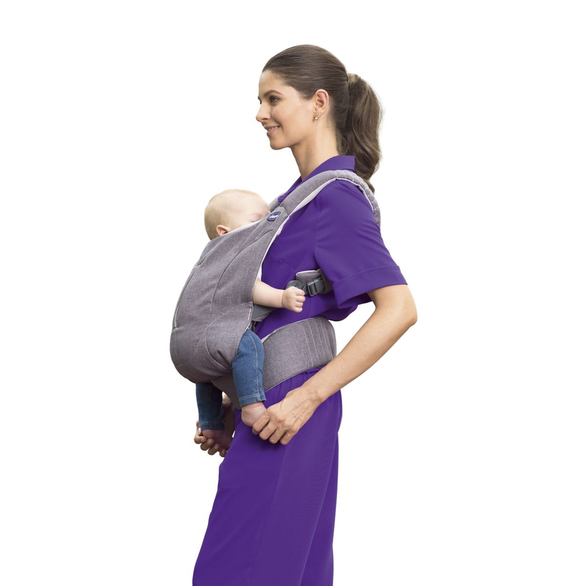 Voir la diapositive 3 : CHICCO PORTE BEBE MYAMAKI GREY AQUARELLE