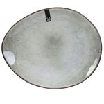 TOILINUX Lot 6x Assiette à dessert galet natural Au gré du temps - Gris