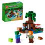 Voir la diapositive 2 : LEGO Minecraft 21240 Aventures dans le Marais, Jouet de Construction, avec Figurines Alex et Zombie dans le Biome