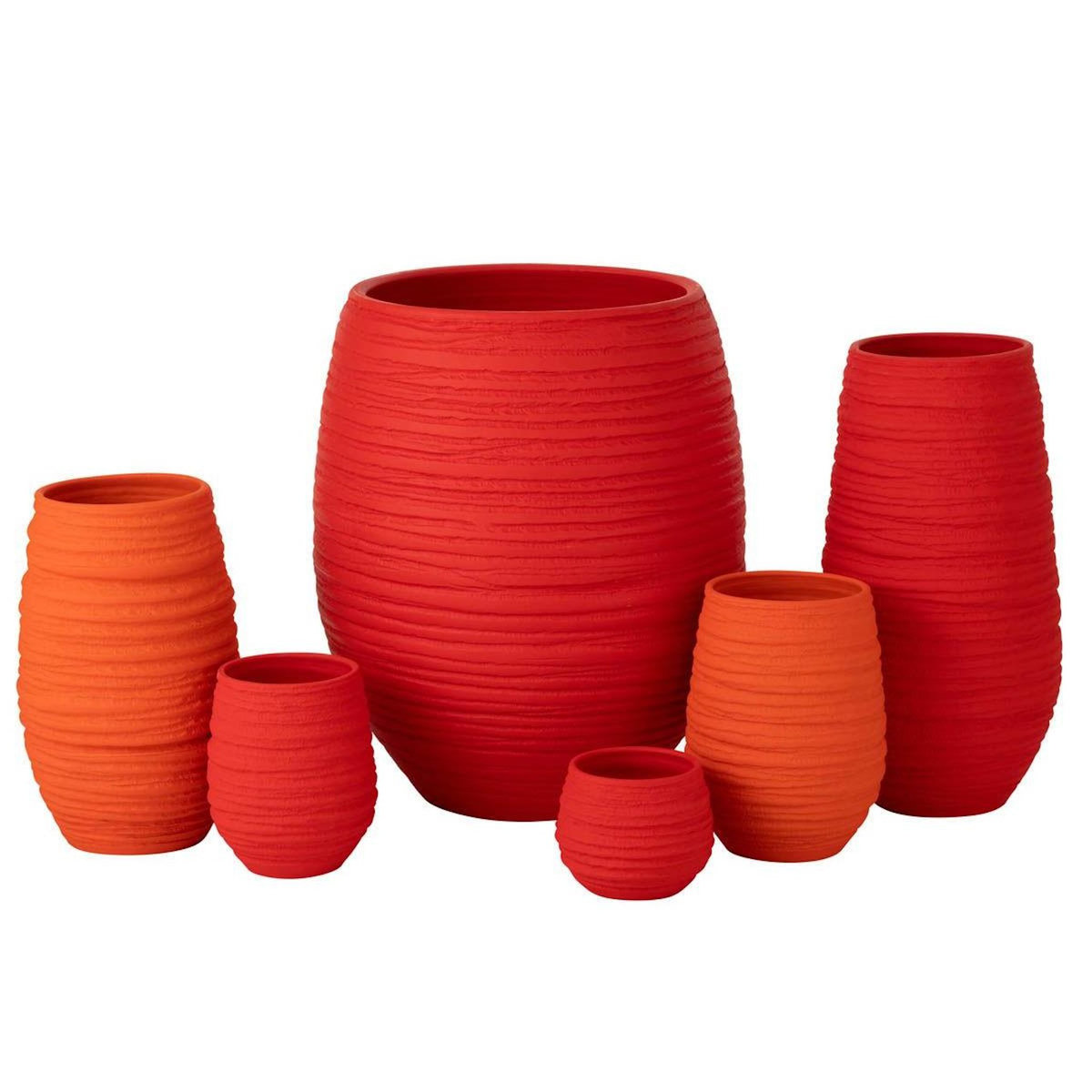 Paris Prix Vase en Céramique  Fiesta  23cm Rouge