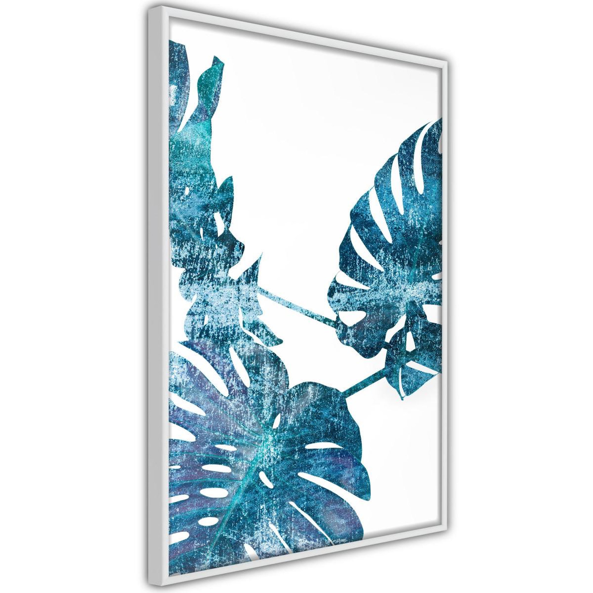 Paris Prix Affiche murale encadrée  sapphire monstera