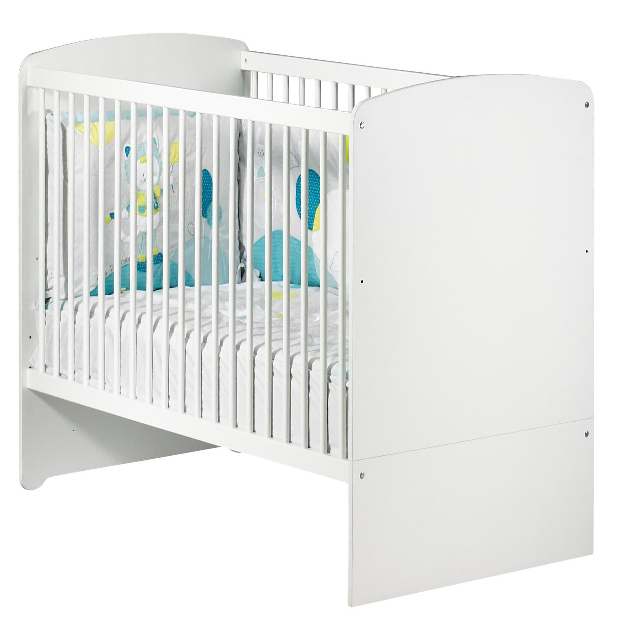 Voir la diapositive 1 : BABY PRICE Lit bébé évolutif 140x70cm NEW BASIC