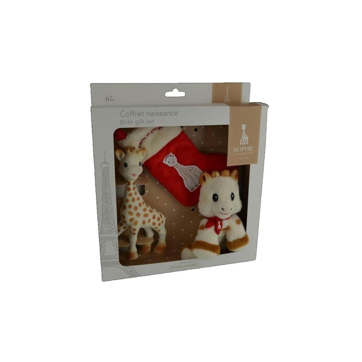 VULLI Set de Noël Vulli Sophie la girafe multicolore pas cher - Auchan.fr