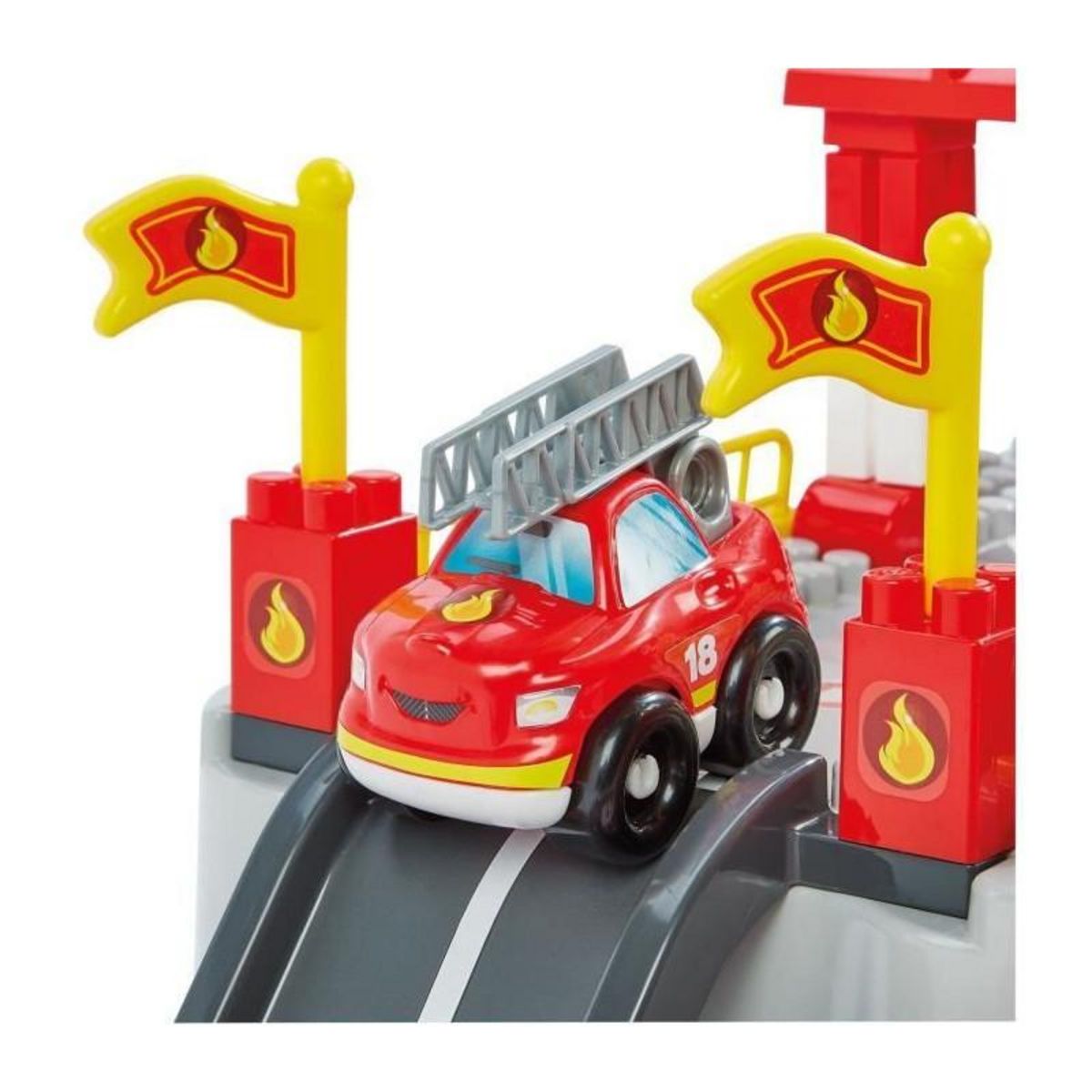 Ecoiffier ECOIFFIER Abrick 1349 - Baril circuit pompiers - 18 mois - Au feu les pompiers