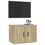 Voir la diapositive 4 : VIDAXL Meuble TV mural Chene sonoma 57x34,5x40 cm