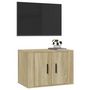 Voir la diapositive 4 : VIDAXL Meuble TV mural Chene sonoma 57x34,5x40 cm