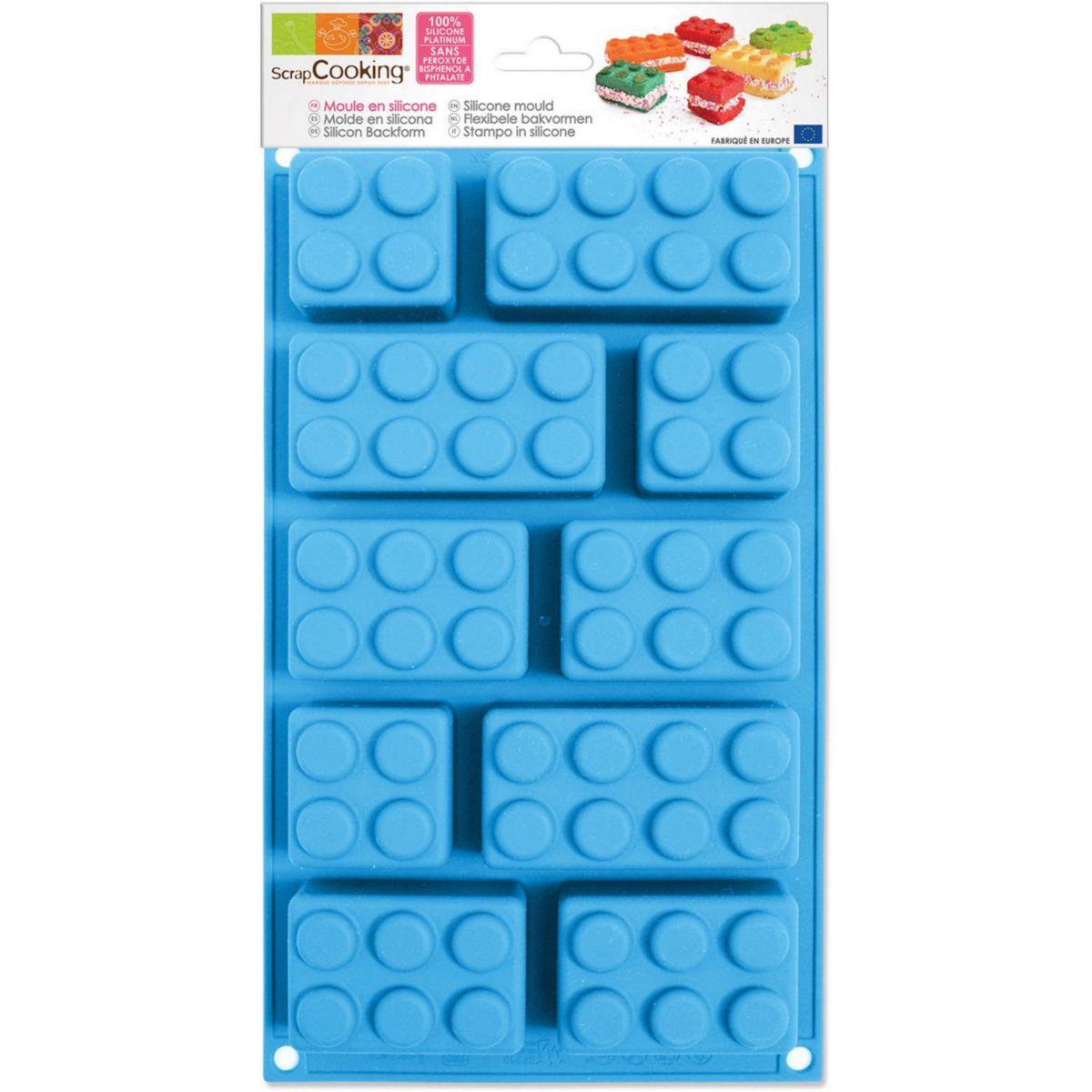 SCRAPCOOKING Moule à gâteau fantaisie briques