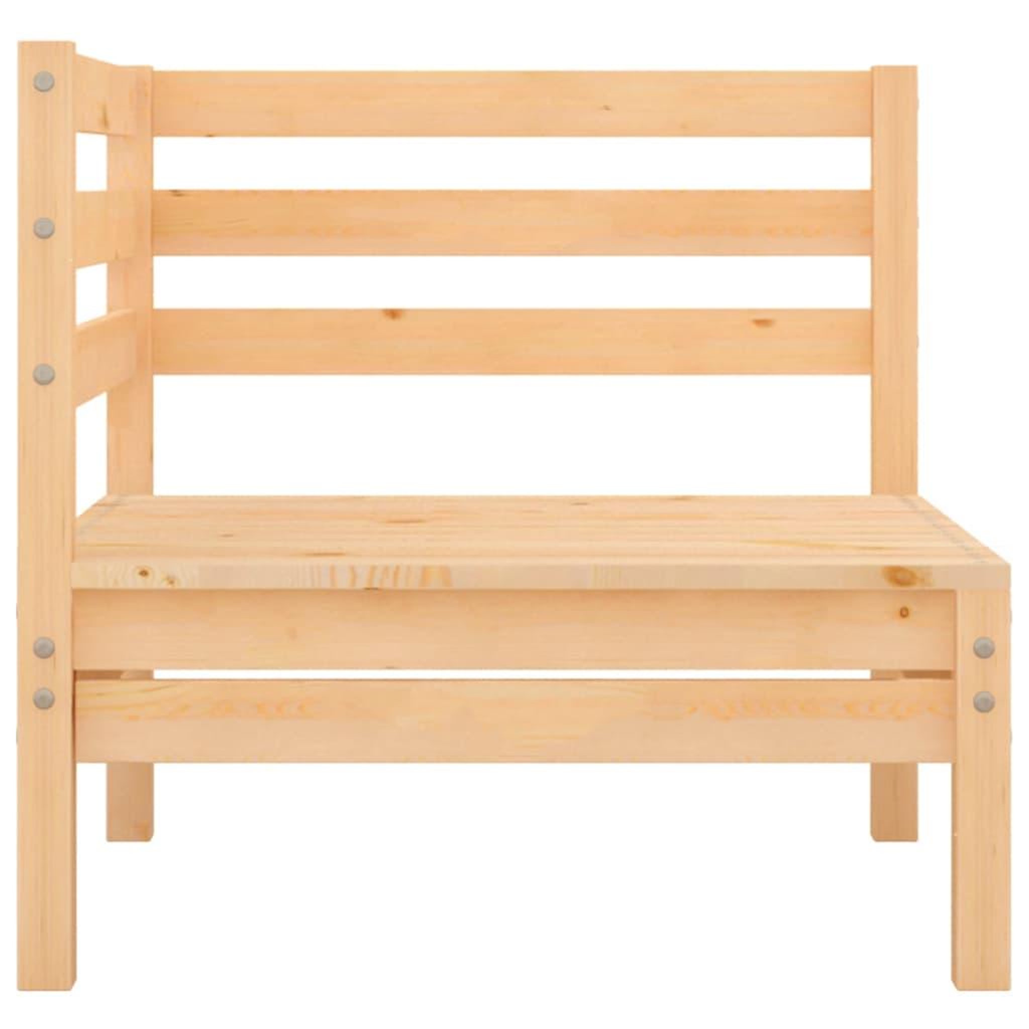 Voir la diapositive 4 : VIDAXL Canapes d'angle de jardin 2 pcs Bois de pin massif
