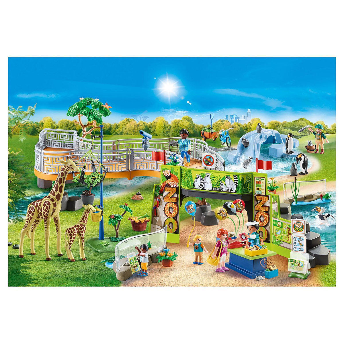 PLAYMOBIL 70341 - Family Fun - Parc animalier